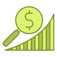 market research icon, suitable for a wide range of digital creative projects. vector