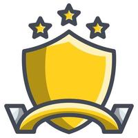 Trophy icon, suitable for a wide range of digital creative projects. vector