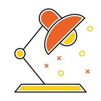 lamp icon, suitable for a wide range of digital creative projects. vector