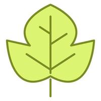 Leaf icon, suitable for a wide range of digital creative projects. vector