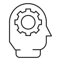 brainstorm icon, suitable for a wide range of digital creative projects. vector