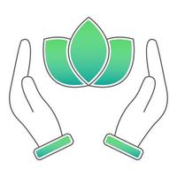 ecofriendly icon, suitable for a wide range of digital creative projects. vector