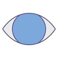 eye print icon, suitable for a wide range of digital creative projects. vector
