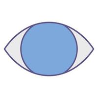 eye print icon, suitable for a wide range of digital creative projects. vector