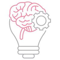 Brainstorm icon, suitable for a wide range of digital creative projects. vector