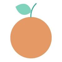 Orange icon, suitable for a wide range of digital creative projects. vector