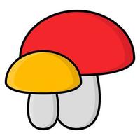 icono de mashroom, adecuado para una amplia gama de proyectos creativos digitales. vector