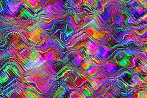 fondo geométrico ondulado líquido abstracto, diseño de superficie geométrica colorida, fondo de textura holográfica, textura degradada multicolor foto