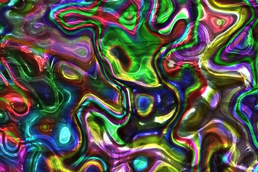 fondo geométrico ondulado líquido abstracto, diseño de superficie geométrica colorida, fondo de textura holográfica, textura degradada multicolor foto