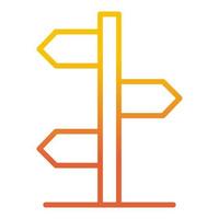 ways icon, suitable for a wide range of digital creative projects. vector