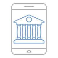 mobile banking icon, suitable for a wide range of digital creative projects. vector
