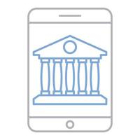 mobile banking icon, suitable for a wide range of digital creative projects. vector