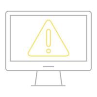 icono de error de alojamiento, adecuado para una amplia gama de proyectos creativos digitales. vector