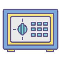 digital lock icon, suitable for a wide range of digital creative projects. vector