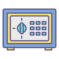 digital lock icon, suitable for a wide range of digital creative projects. vector