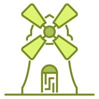 windmill icon, suitable for a wide range of digital creative projects. vector