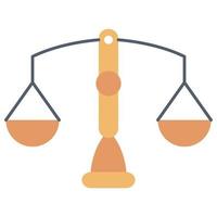 scales icon, suitable for a wide range of digital creative projects. vector