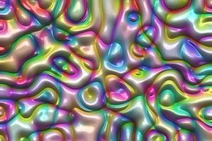 Abstract glossy liquid background,Glitter texture background.Abstract modern painting.Digital modern colorful texture.Digital background illustration.Textured background.Holographic liquid background photo