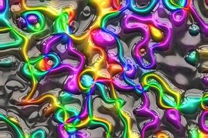 Abstract Liquid Glossy Texture,Abstract Liquid Wavy Background.Colorful Texture Surface Design.Abstract Holographic Background,Abstract Gradient Texture Background,Geometric Background photo