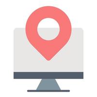 GPS icon, suitable for a wide range of digital creative projects. vector