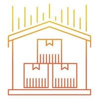 distribution warehouse icon, suitable for a wide range of digital creative projects. vector