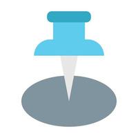 pin icon, suitable for a wide range of digital creative projects. vector