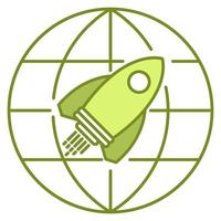 mission icon, suitable for a wide range of digital creative projects. vector