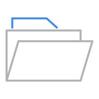 folder icon, suitable for a wide range of digital creative projects. vector