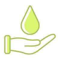 Save water icon, suitable for a wide range of digital creative projects. vector