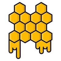 honeycomb icon, suitable for a wide range of digital creative projects. vector