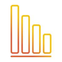 decrease icon, suitable for a wide range of digital creative projects. vector