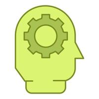 brainstorm icon, suitable for a wide range of digital creative projects. vector