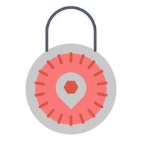 standard lock icon, suitable for a wide range of digital creative projects. vector