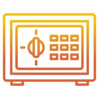 digital lock icon, suitable for a wide range of digital creative projects. vector