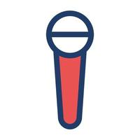 microphone icon, suitable for a wide range of digital creative projects. vector