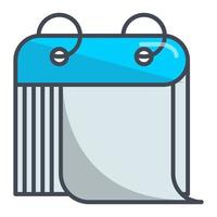 calendar icon, suitable for a wide range of digital creative projects. vector