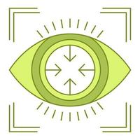 focus icon, suitable for a wide range of digital creative projects. vector