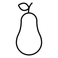 Pear icon, suitable for a wide range of digital creative projects. vector