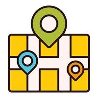 Pin location icon, suitable for a wide range of digital creative projects. vector