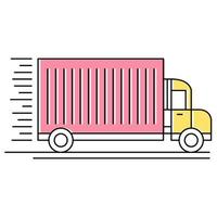 fast delivery icon, suitable for a wide range of digital creative projects. vector