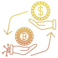 exchange conversion icon, suitable for a wide range of digital creative projects. vector
