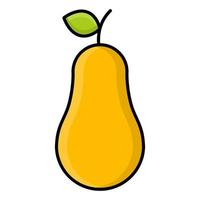 Pear icon, suitable for a wide range of digital creative projects. vector