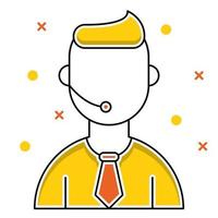 support icon, suitable for a wide range of digital creative projects. vector