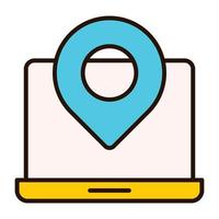 GPS icon, suitable for a wide range of digital creative projects. vector