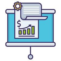 growing business icon, suitable for a wide range of digital creative projects. vector