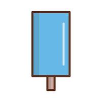 icono de cono de helado, adecuado para una amplia gama de proyectos creativos digitales. vector