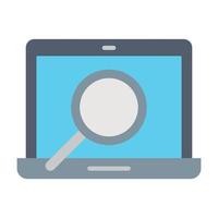 online search icon, suitable for a wide range of digital creative projects. vector