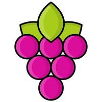 grape icon, suitable for a wide range of digital creative projects. vector