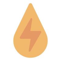 icono de energía hidroeléctrica, adecuado para una amplia gama de proyectos creativos digitales. vector