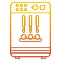 Ice machine icon, suitable for a wide range of digital creative projects. vector
